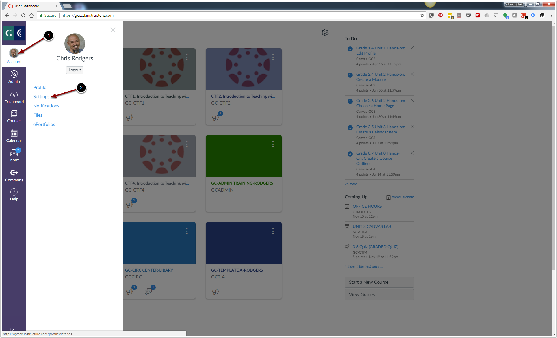 changing your default