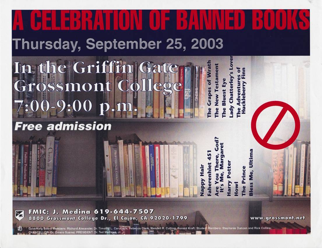 2003 Banned Books poster 2003 Banned Books poster