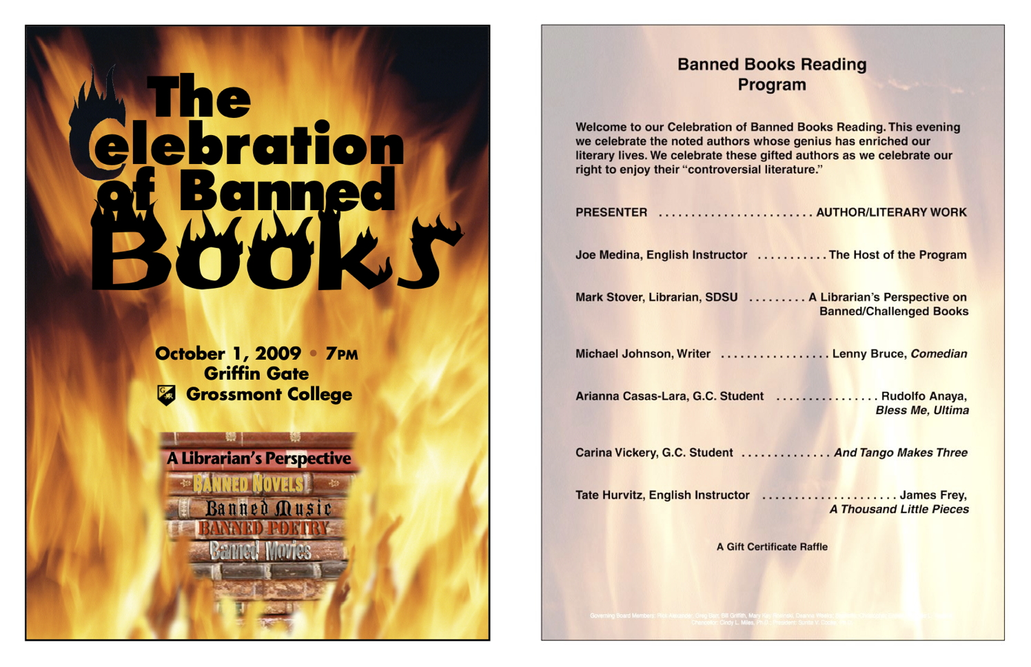 2009 Banned Books program 2009 Banned Books program