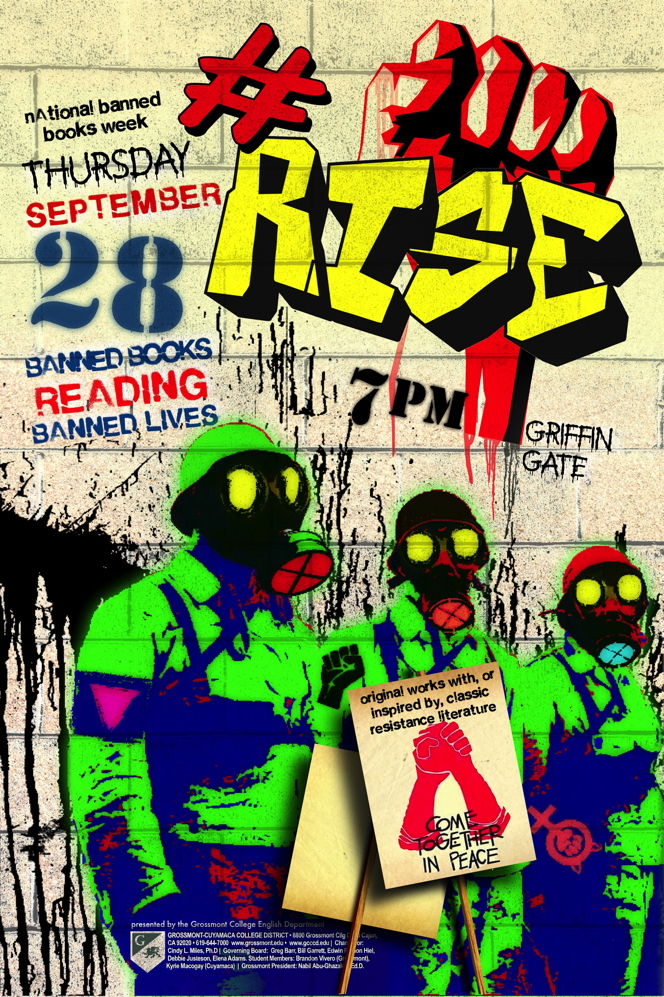 Banned Books/Lives #Rise poster B Banned Books/Lives #Rise poster B