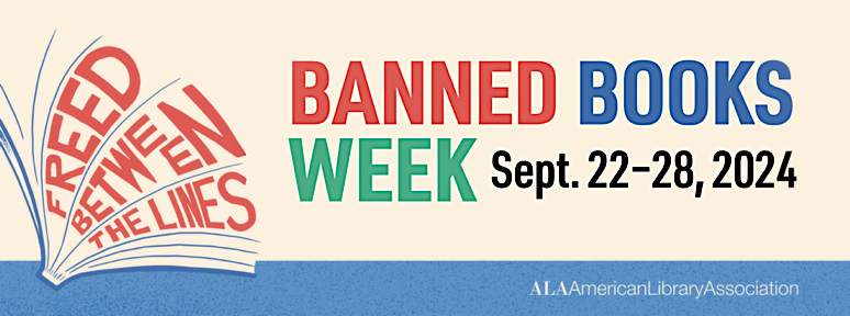 American 图书馆 Association Banned Books Week banner
