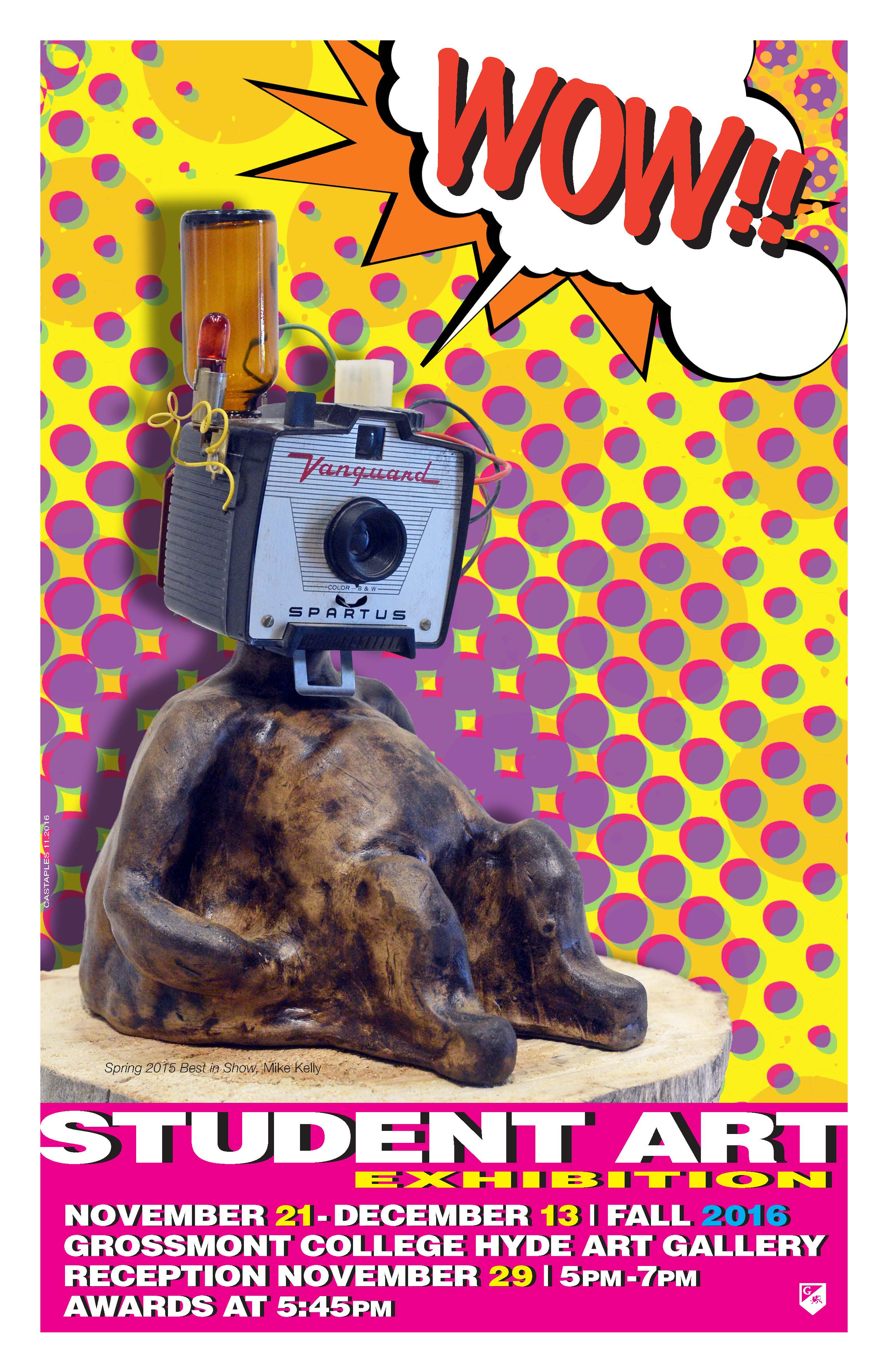 2016秋季学生美术作品展 Poster