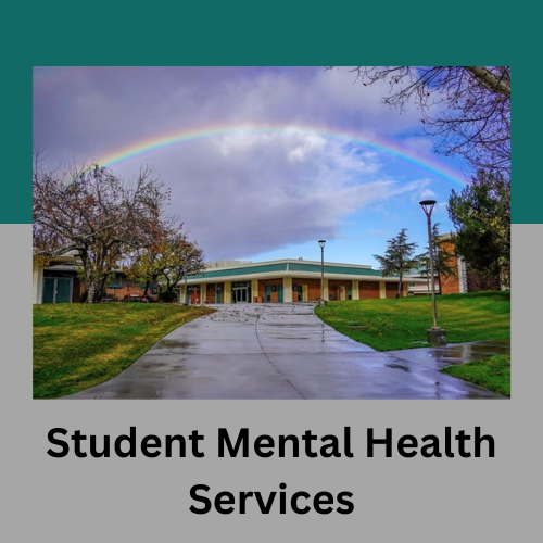 building with a rainbow